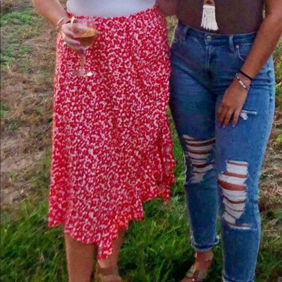 Floral midi skirt - Picture 2 of 2